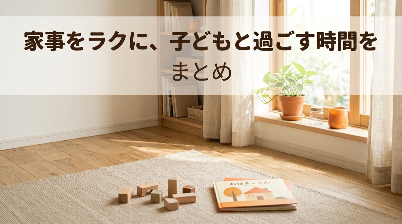 付箋の貼られたノートとマグカップが置かれた木のテーブル